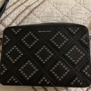 Michael Kors rivet embossed crossbody